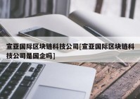 宣亚国际区块链科技公司[宣亚国际区块链科技公司是国企吗]